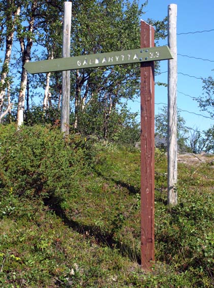 Tursti til Goldahytta